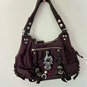 brown george gina & lucy mos cowgirl cargo handbag purse